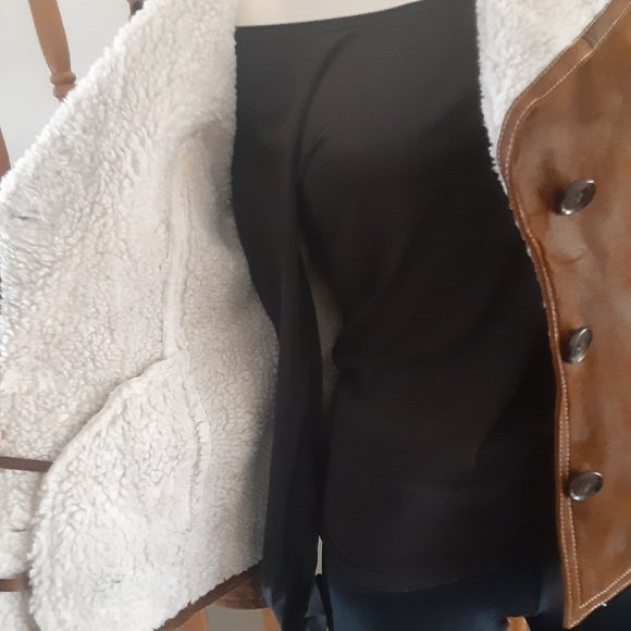 DANIER- Genuine Brown Leather Jacket-2xs But Fits like Regular Womens Size Small - Picture 6 of 8